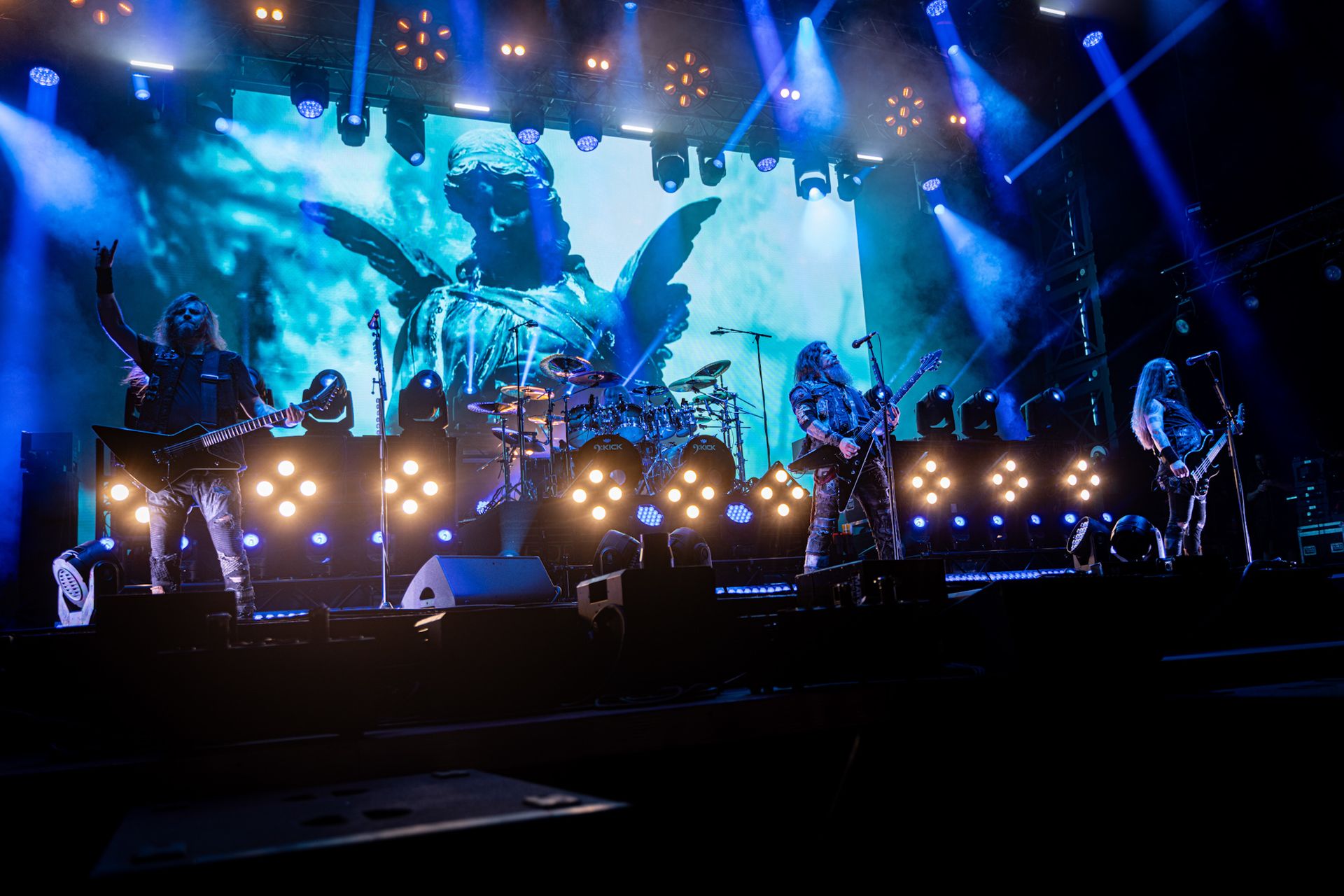 Photographie du groupe Machine Head au Motocultor 2025